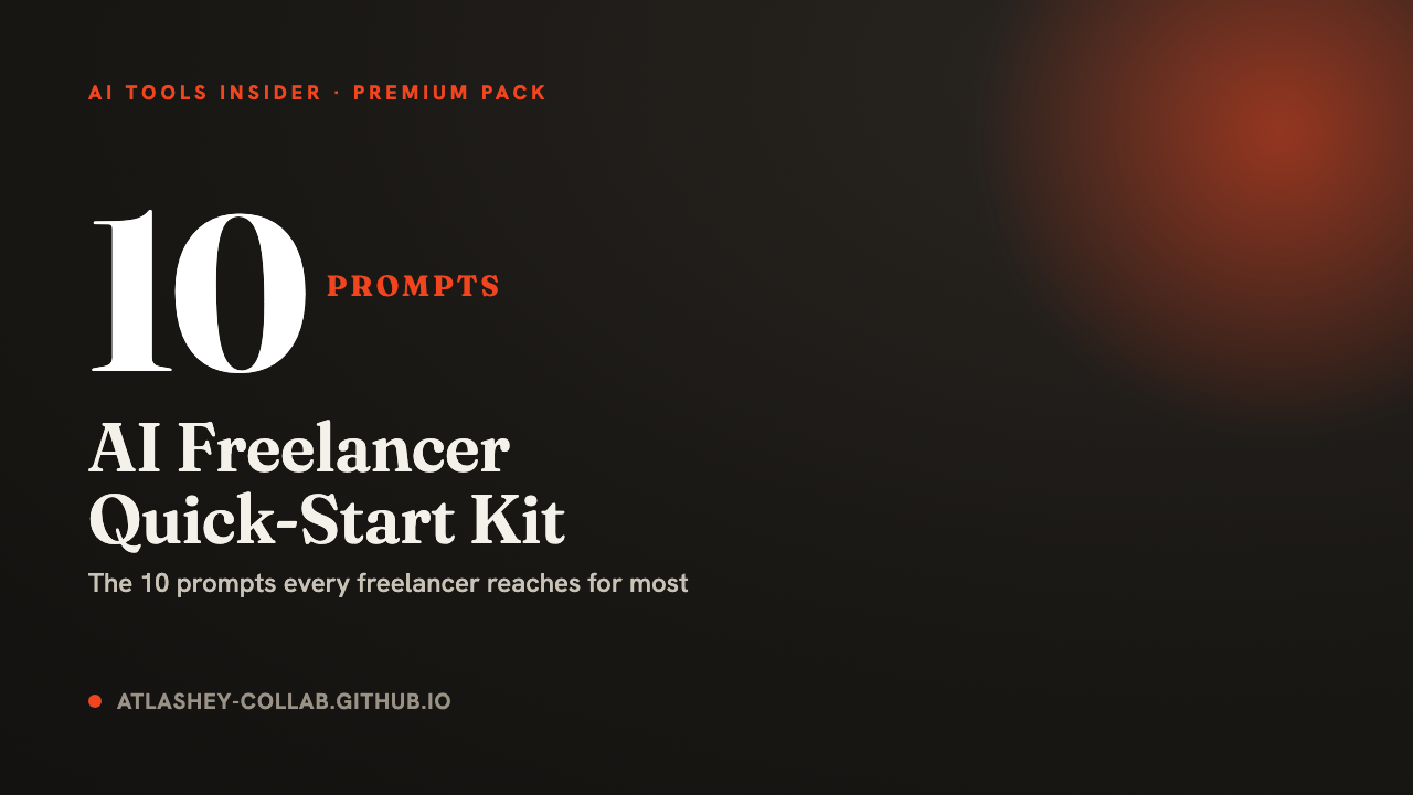 AI Freelancer Quick-Start Kit cover